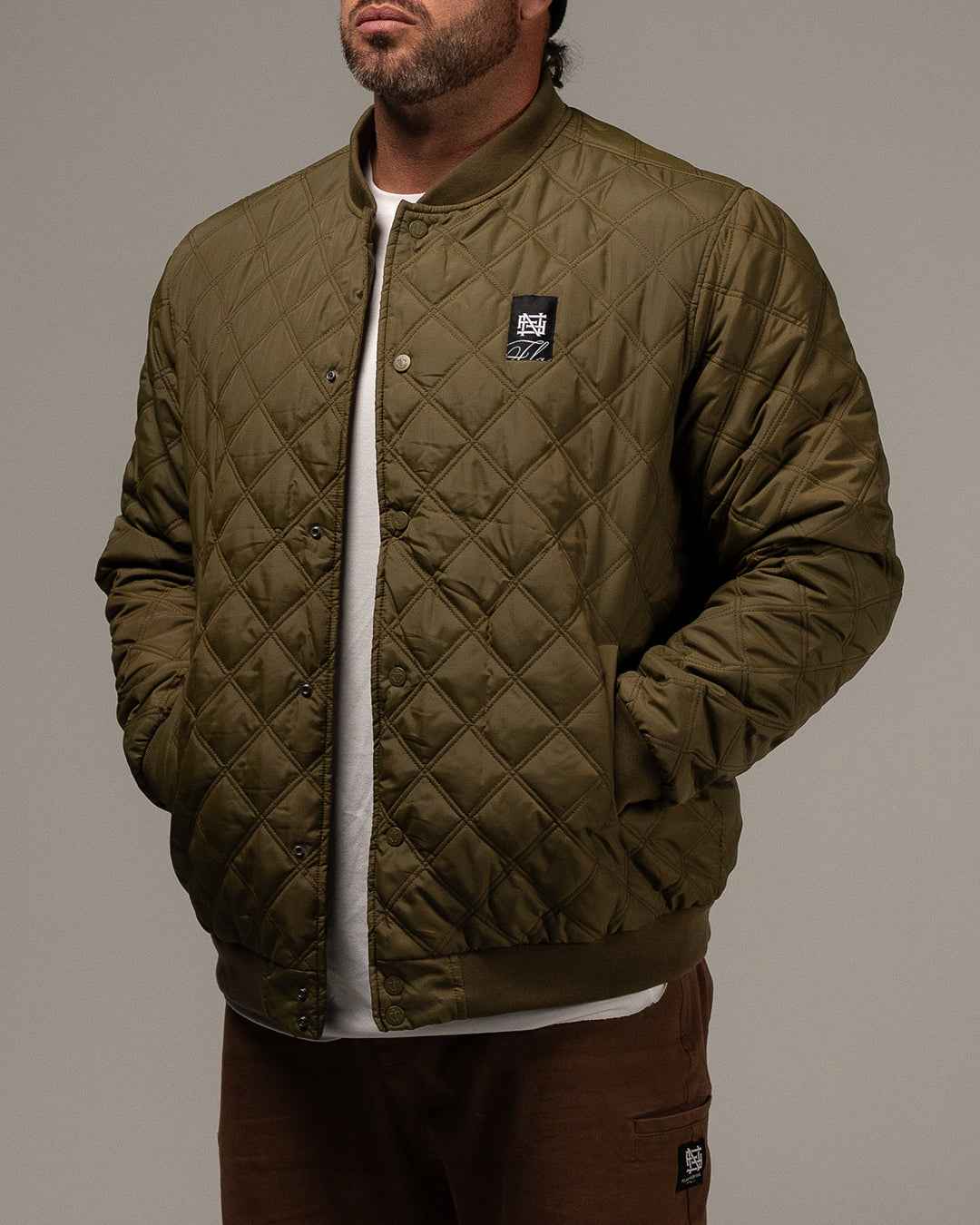 BOMBER JACKET - OLIVE