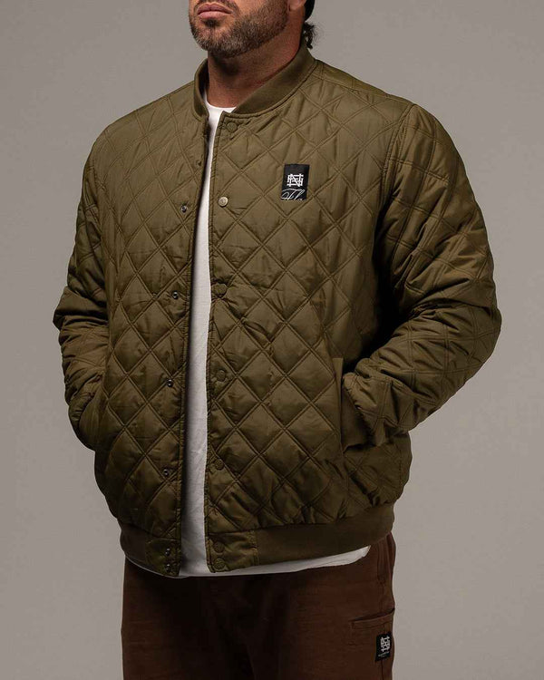 BOMBER JACKET - OLIVE