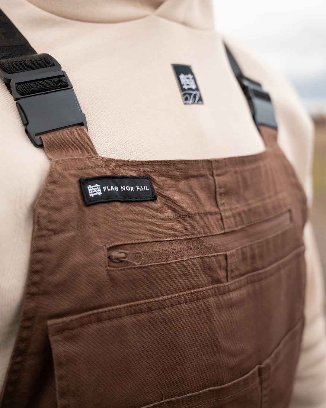 FOREVER OVERALLS - CHOCOLATE