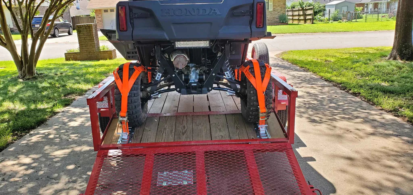 UTV Tire Bonnet Single - E Track Diamond Weave