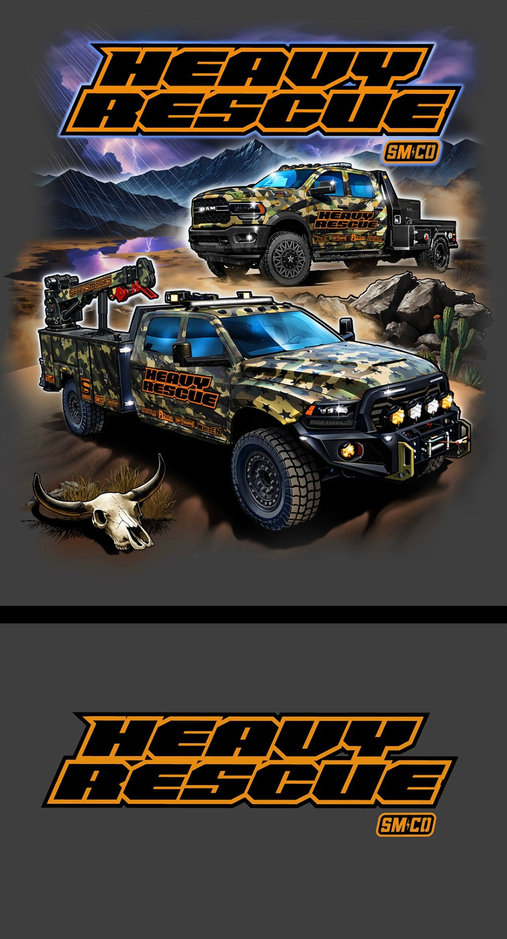 Heavy Rescue Service Truck T-Shirt