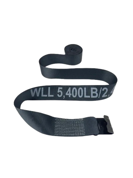 Wench Strap Flat Hook 4pk - 4" x 30'