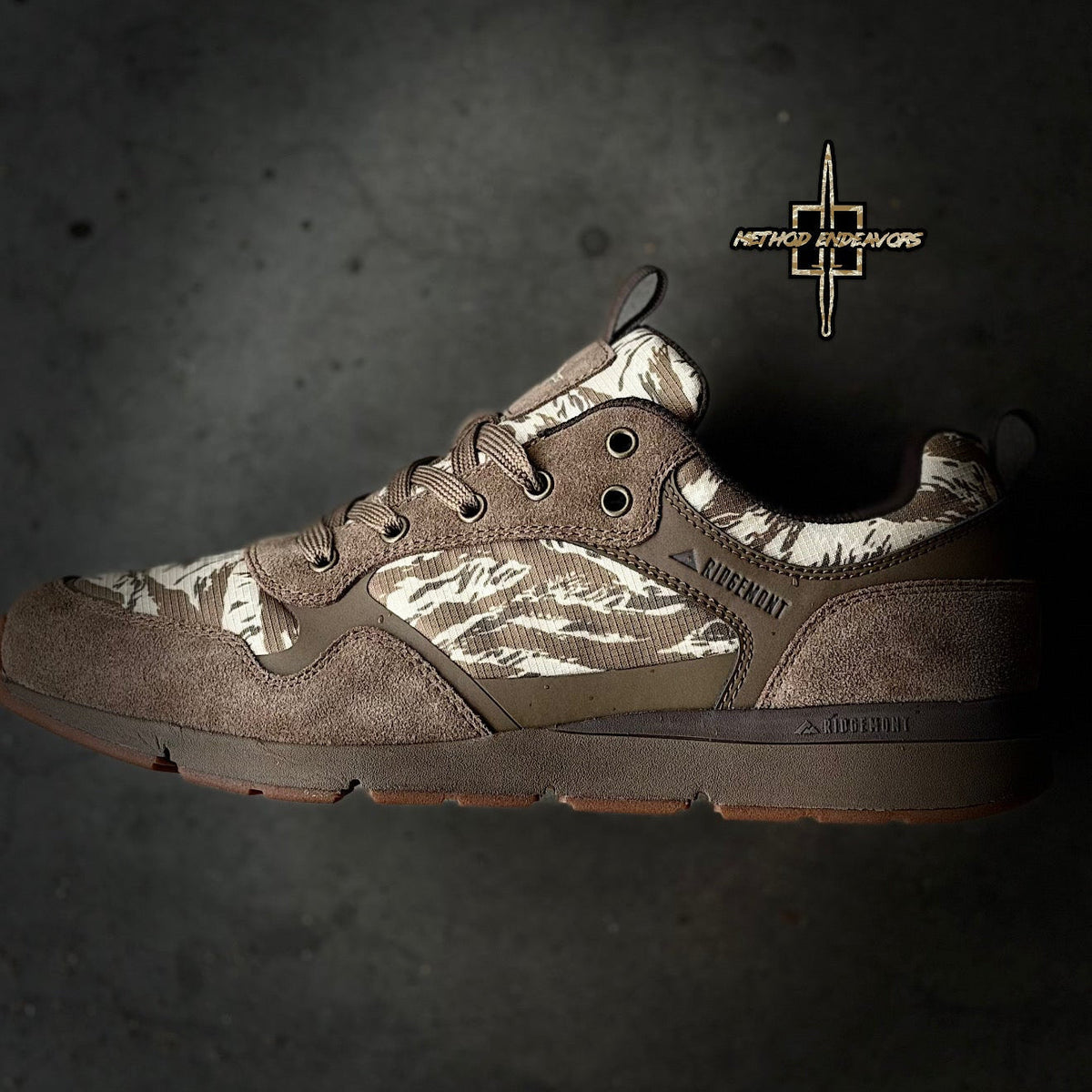 Method x Ridgemont Desert Tiger Collab Shoe