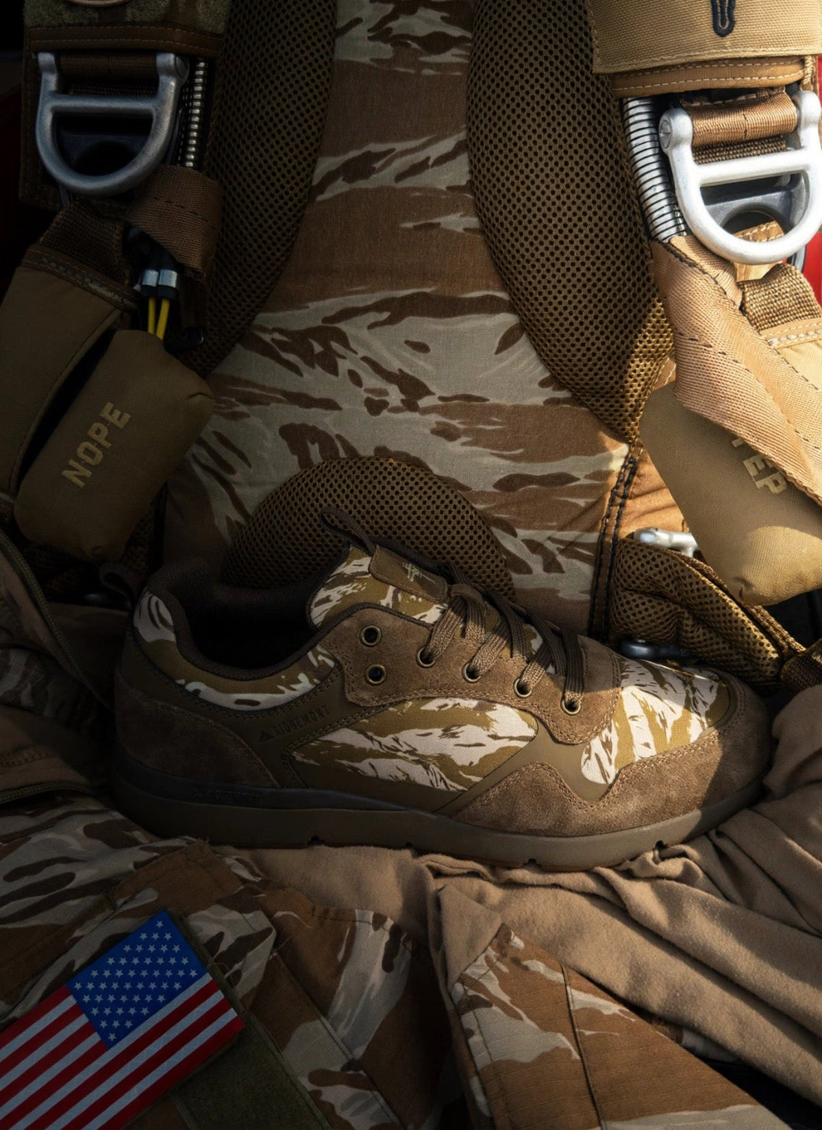 Method x Ridgemont Desert Tiger Collab Shoe
