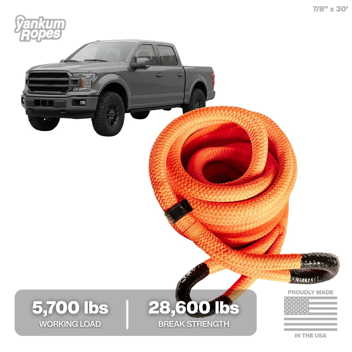 7/8" Kinetic Recovery Rope "Python"