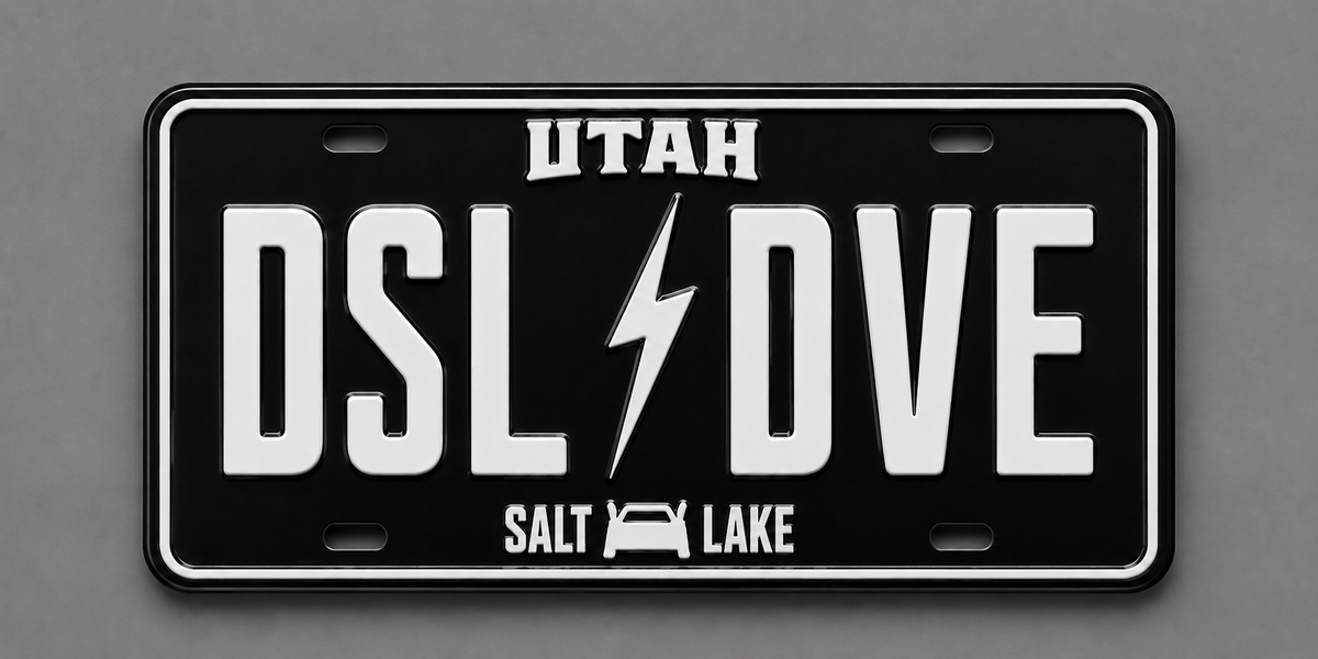 Heavy D & the Boys Stamped License Plate