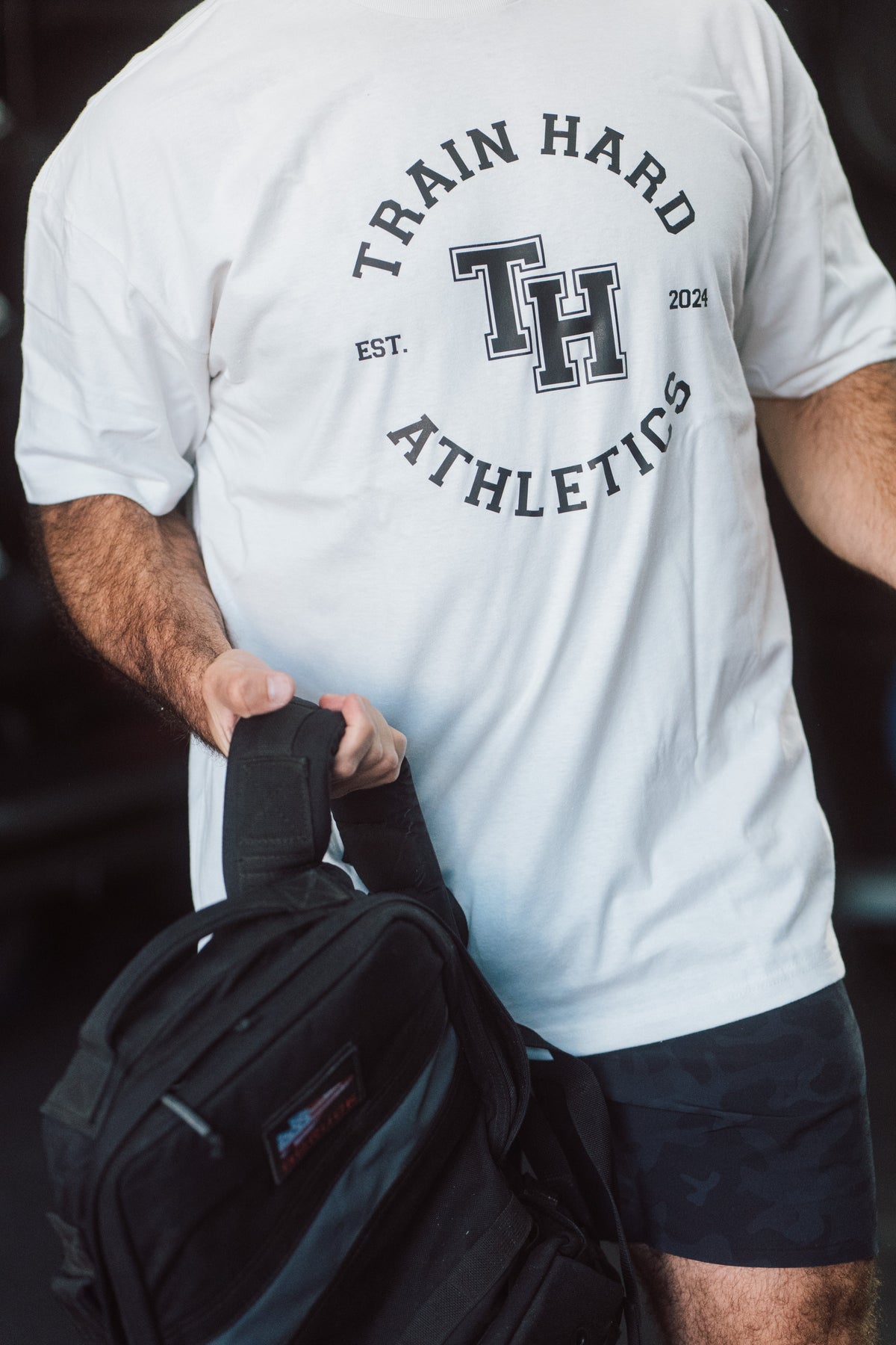 TRAIN HARD ATHLETICS HEAVYWEIGHT TEE