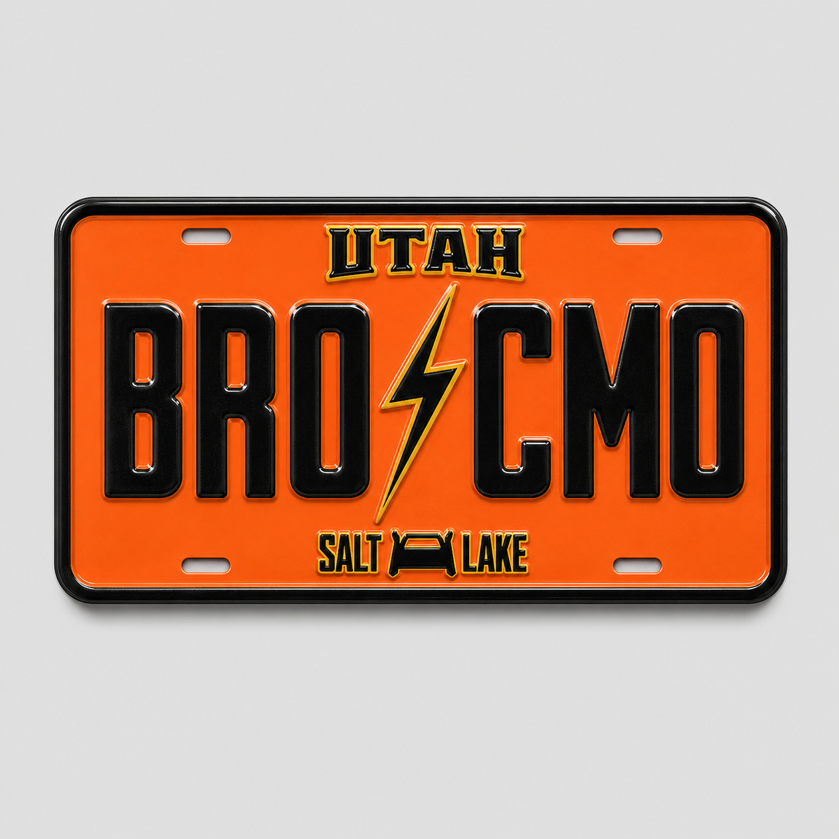 Heavy D & the Boys Stamped License Plate