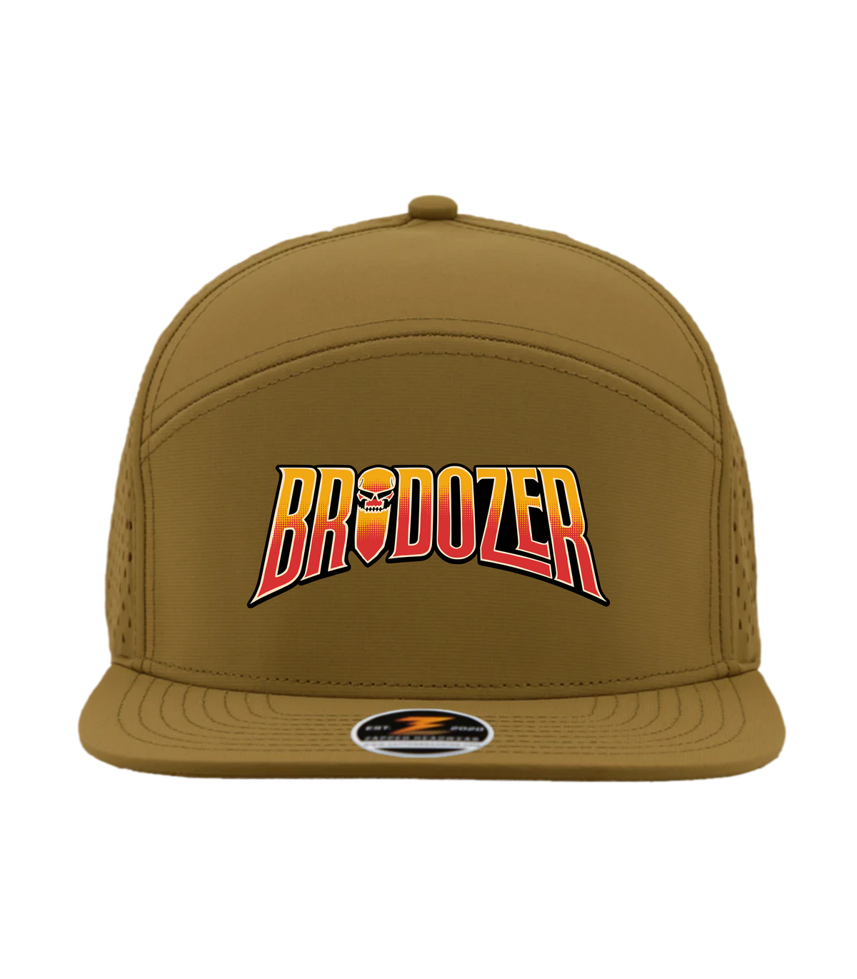 BRODOZER | 6-Panel Flat Brim Snapback Hat