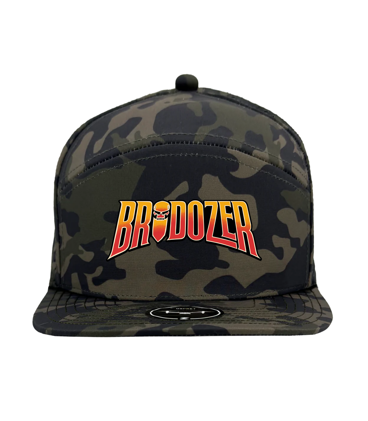 BRODOZER | 6-Panel Flat Brim Snapback Hat