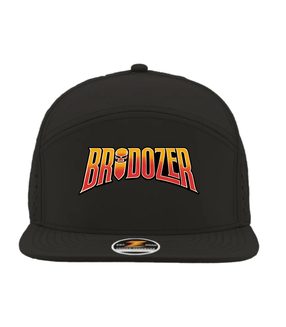 BRODOZER | 6-Panel Flat Brim Snapback Hat