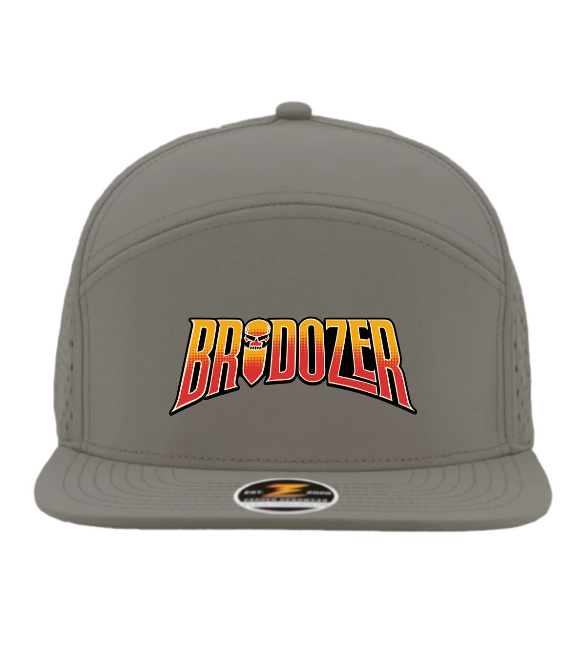 BRODOZER | 6-Panel Flat Brim Snapback Hat