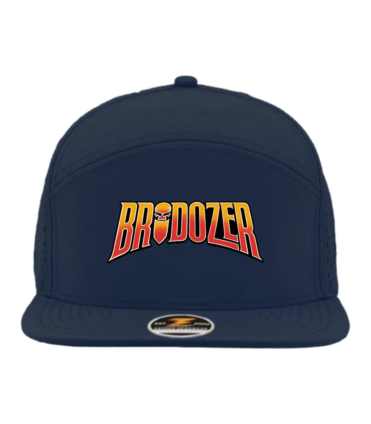 BRODOZER | 6-Panel Flat Brim Snapback Hat