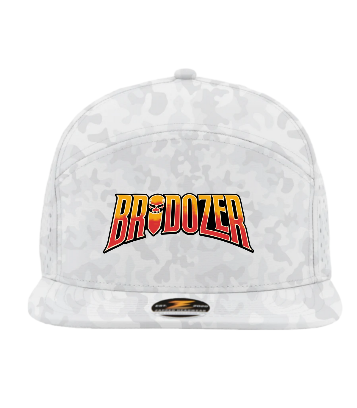 BRODOZER | 6-Panel Flat Brim Snapback Hat