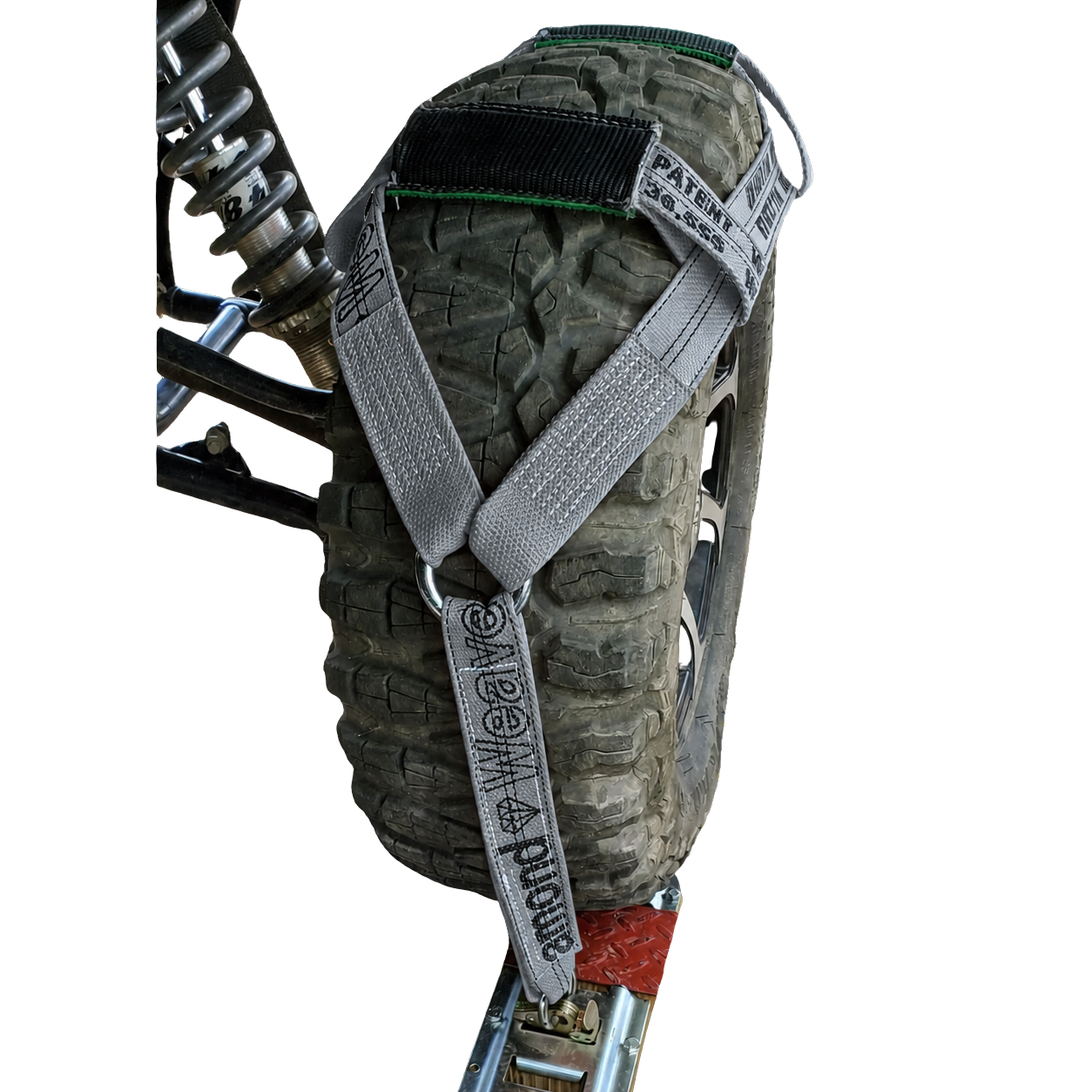 UTV Tire Bonnet Single - E Track Diamond Weave