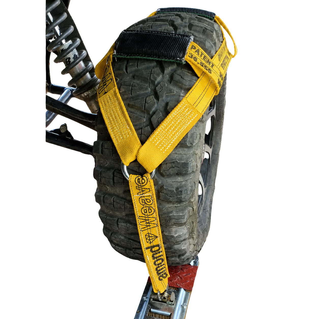 UTV Tire Bonnet Single - E Track Diamond Weave