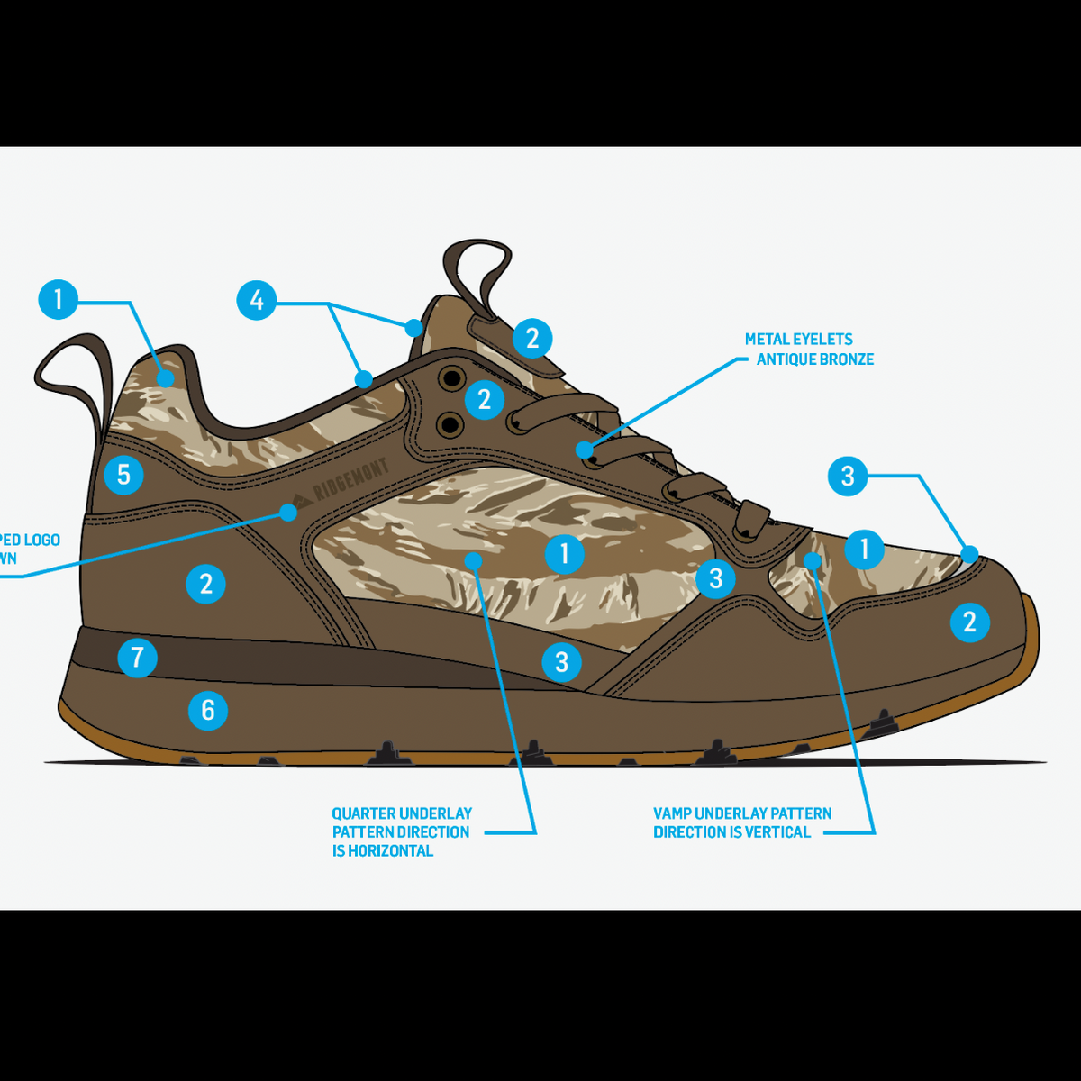 Method x Ridgemont Desert Tiger Collab Shoe