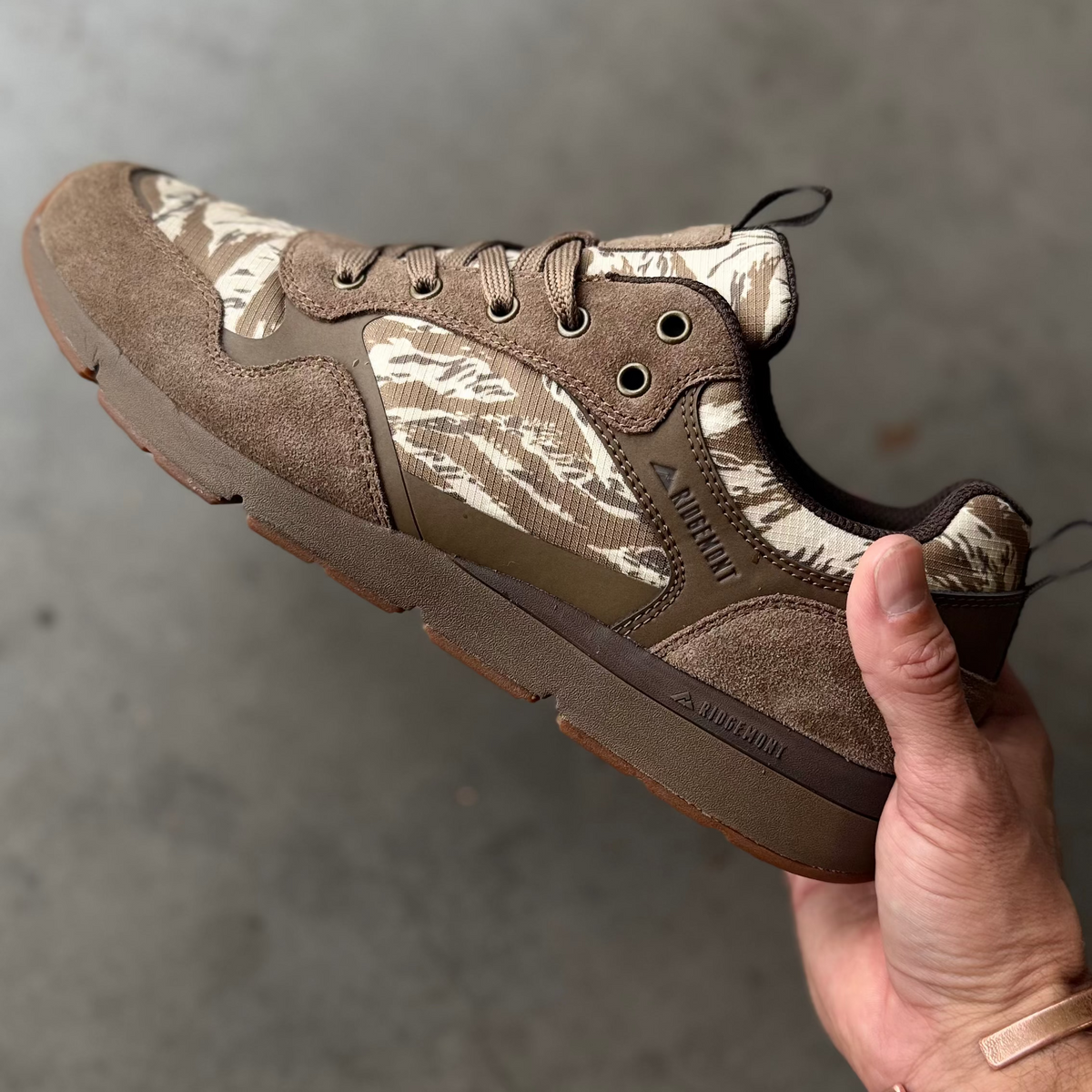 Method x Ridgemont Desert Tiger Collab Shoe
