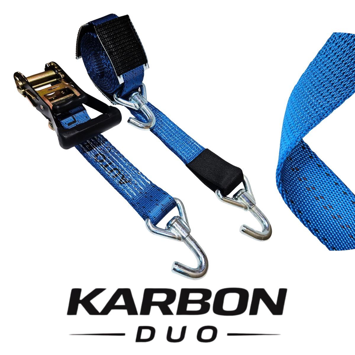 KARBON DUO™ 10' Ratchet Wheel Strap