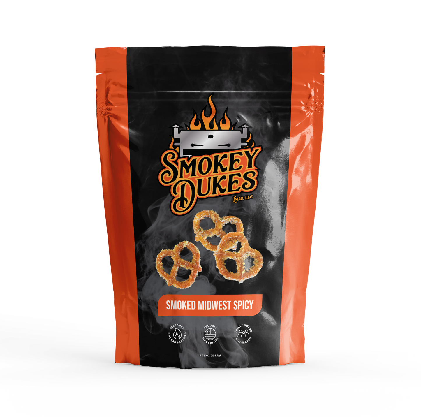 Smoked Midwest Spicy Pretzels