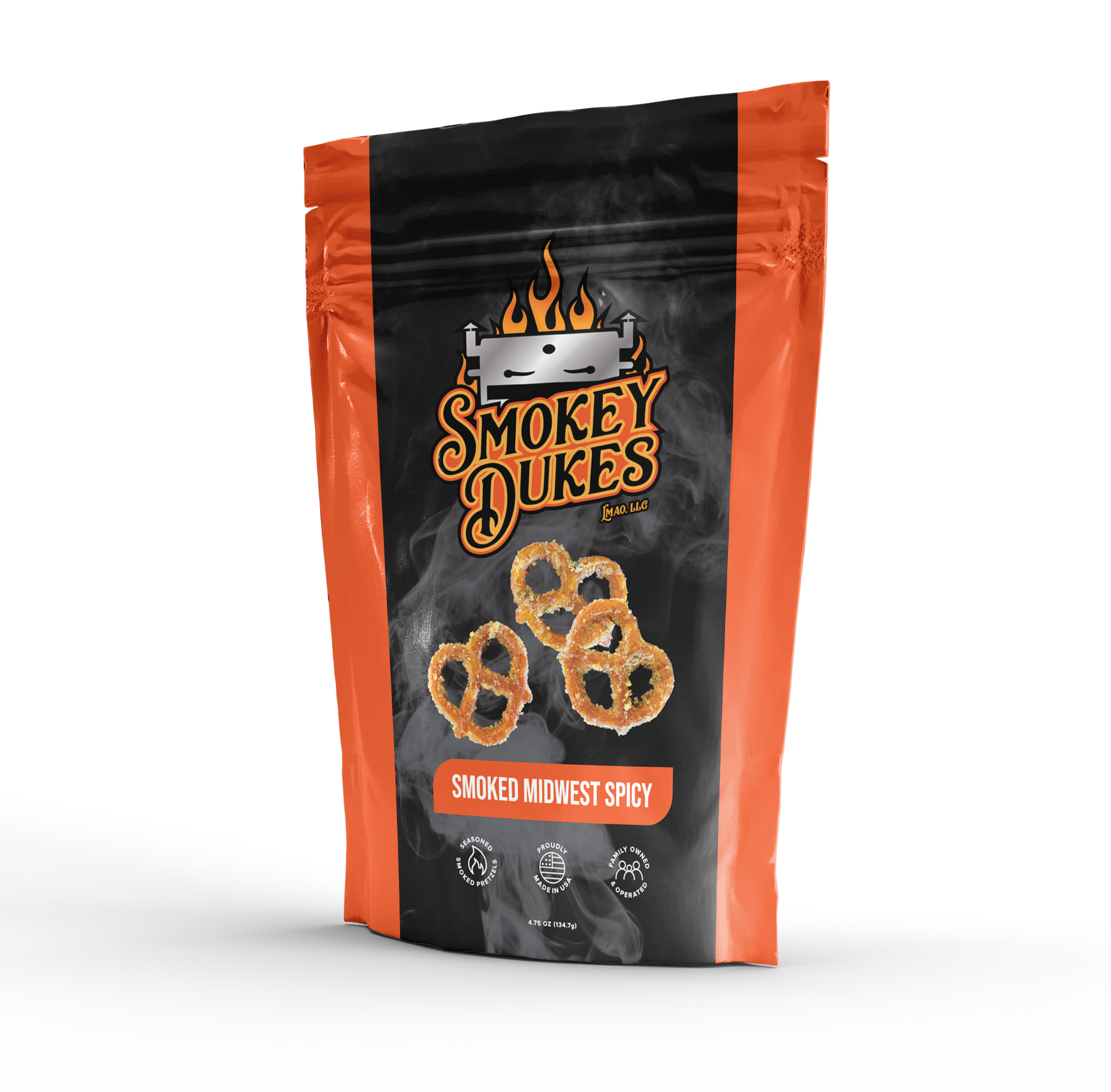 Smoked Midwest Spicy Pretzels