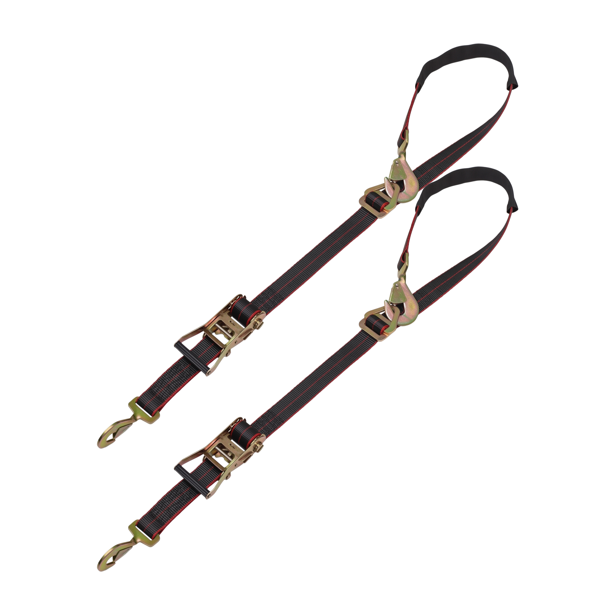 SecureTow Standard 2pk - Twisted Snap Hook Axle Strap