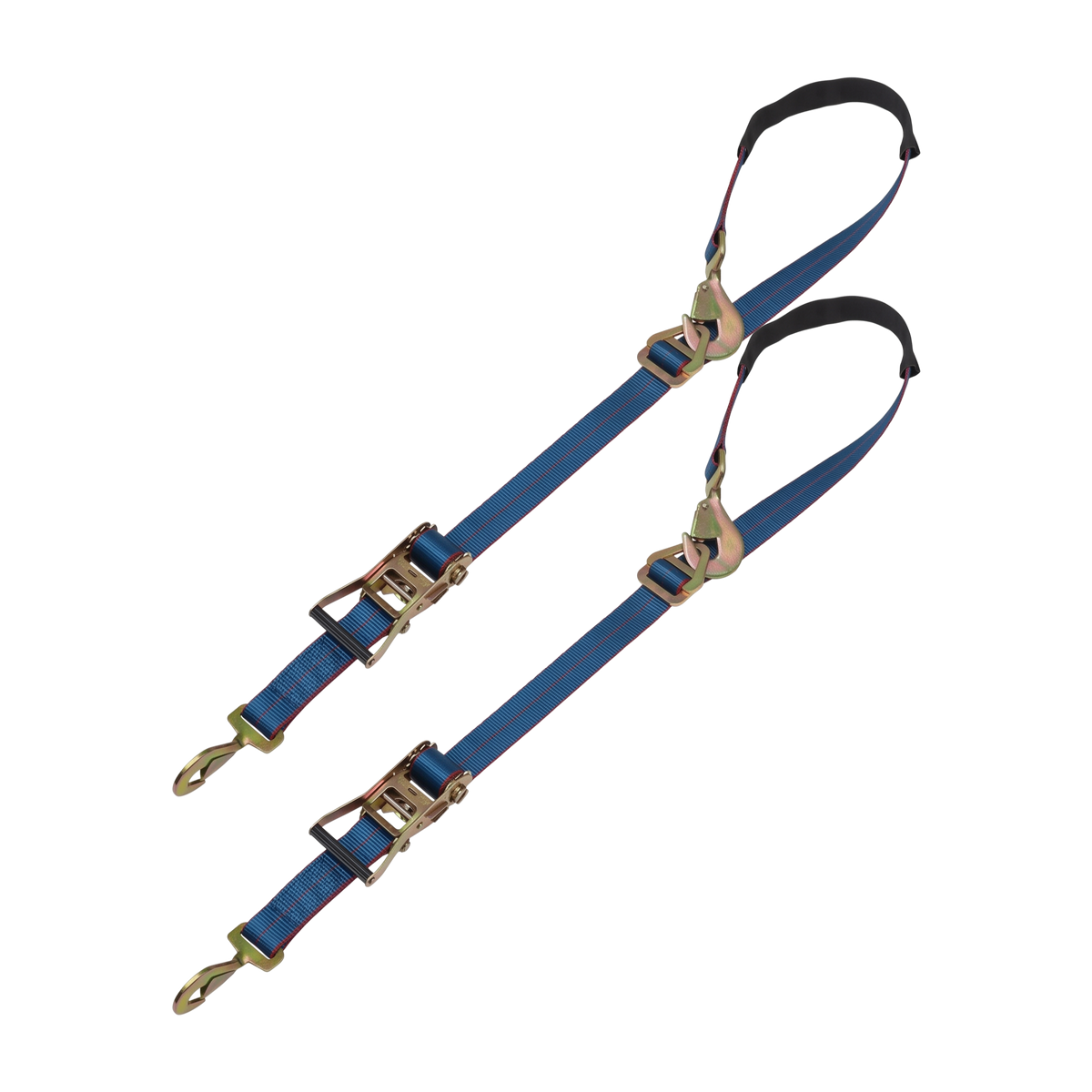 SecureTow Standard 2pk - Twisted Snap Hook Axle Strap