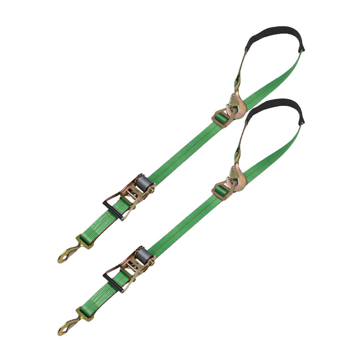 SecureTow Standard 2pk - Twisted Snap Hook Axle Strap