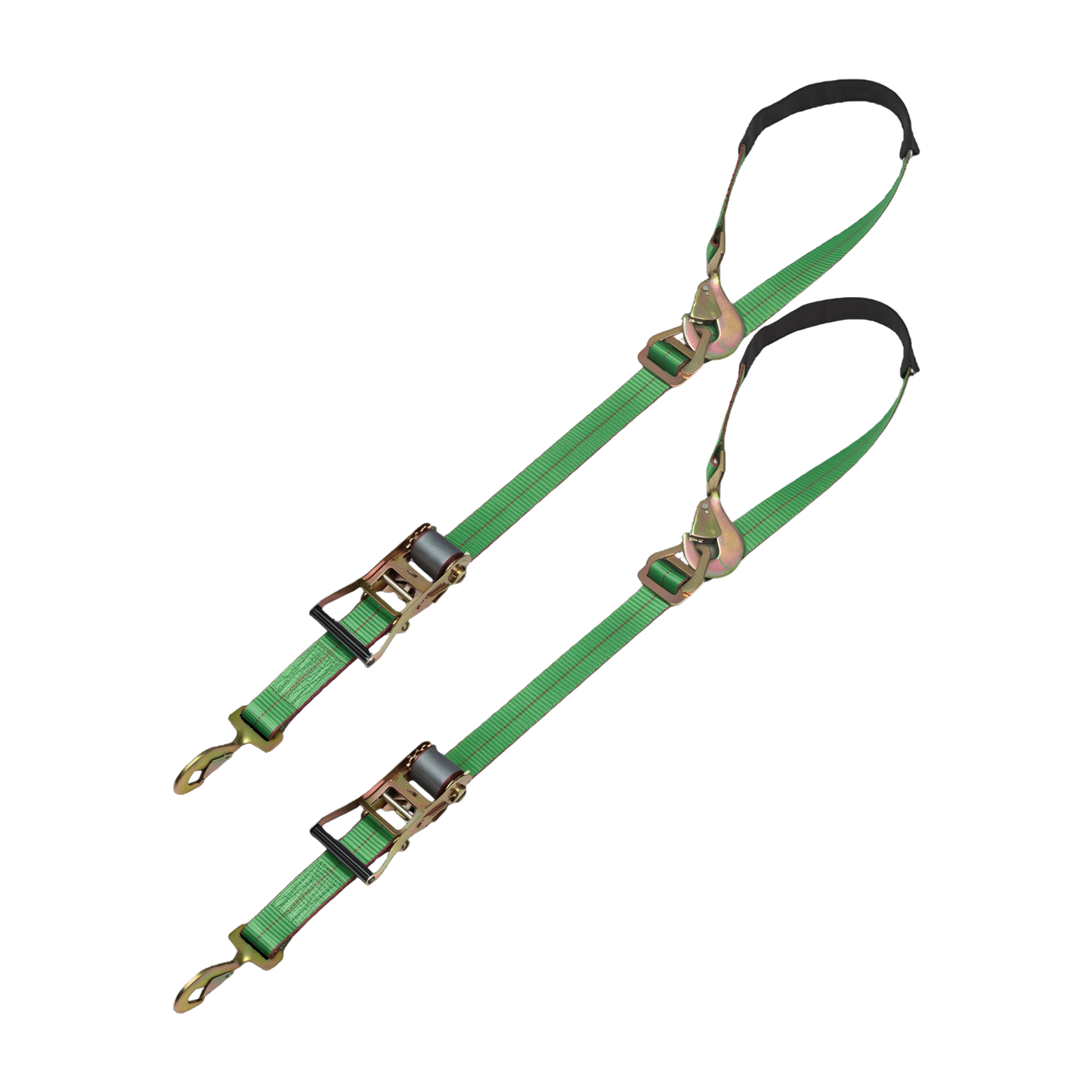 SecureTow Standard 2pk - Twisted Snap Hook Axle Strap