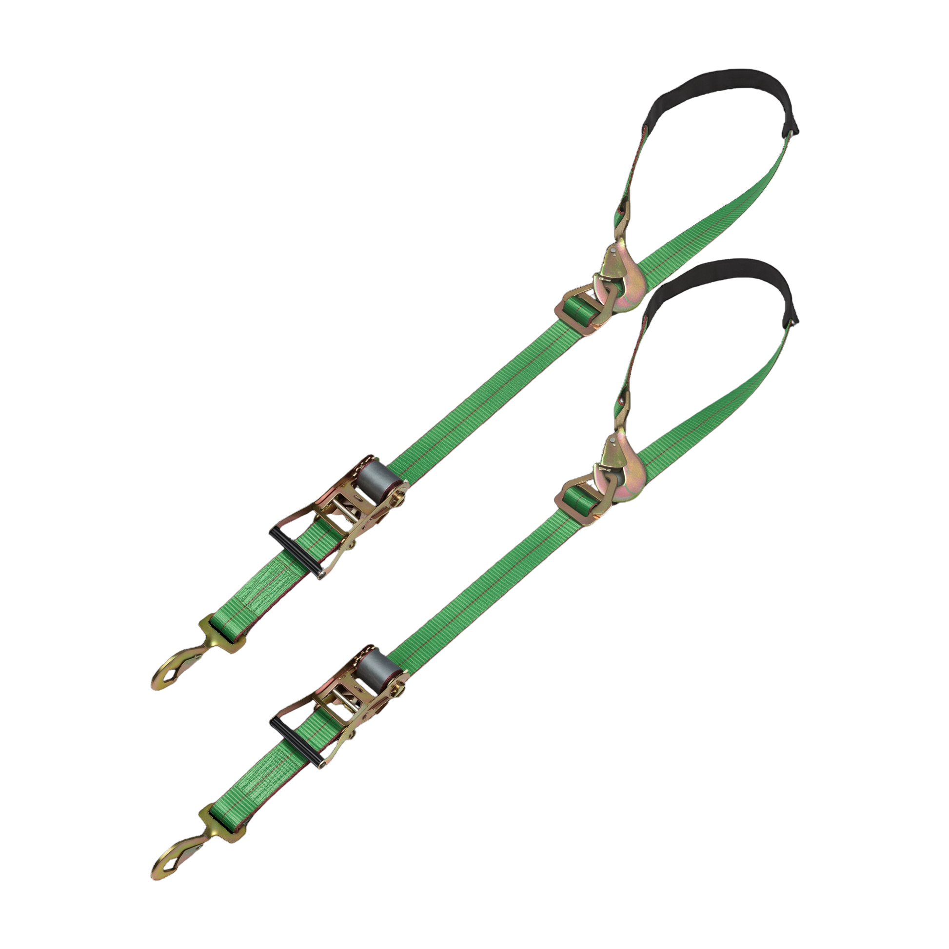 SecureTow Standard 2pk - Twisted Snap Hook Axle Strap