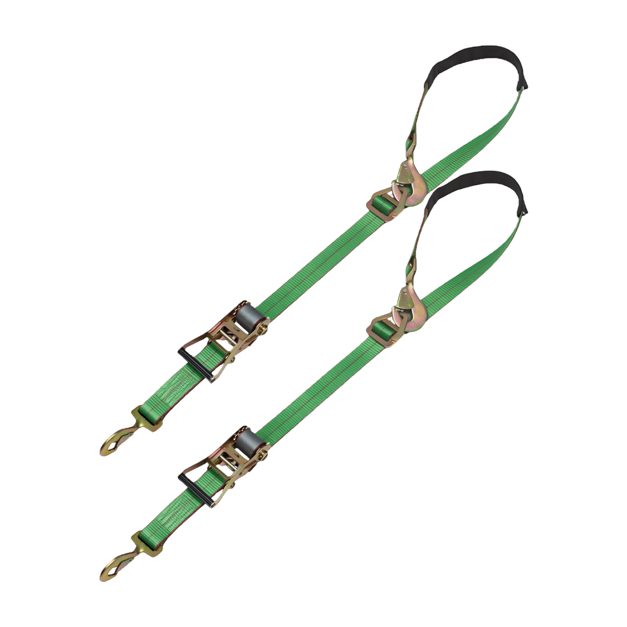 SecureTow Standard 2pk - Twisted Snap Hook Axle Strap