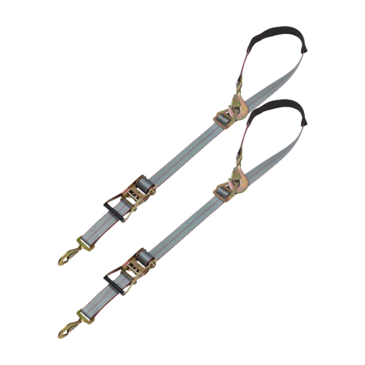 SecureTow Standard 2pk - Twisted Snap Hook Axle Strap
