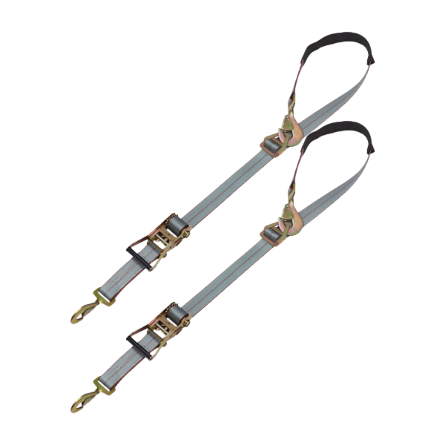 SecureTow Standard 2pk - Twisted Snap Hook Axle Strap