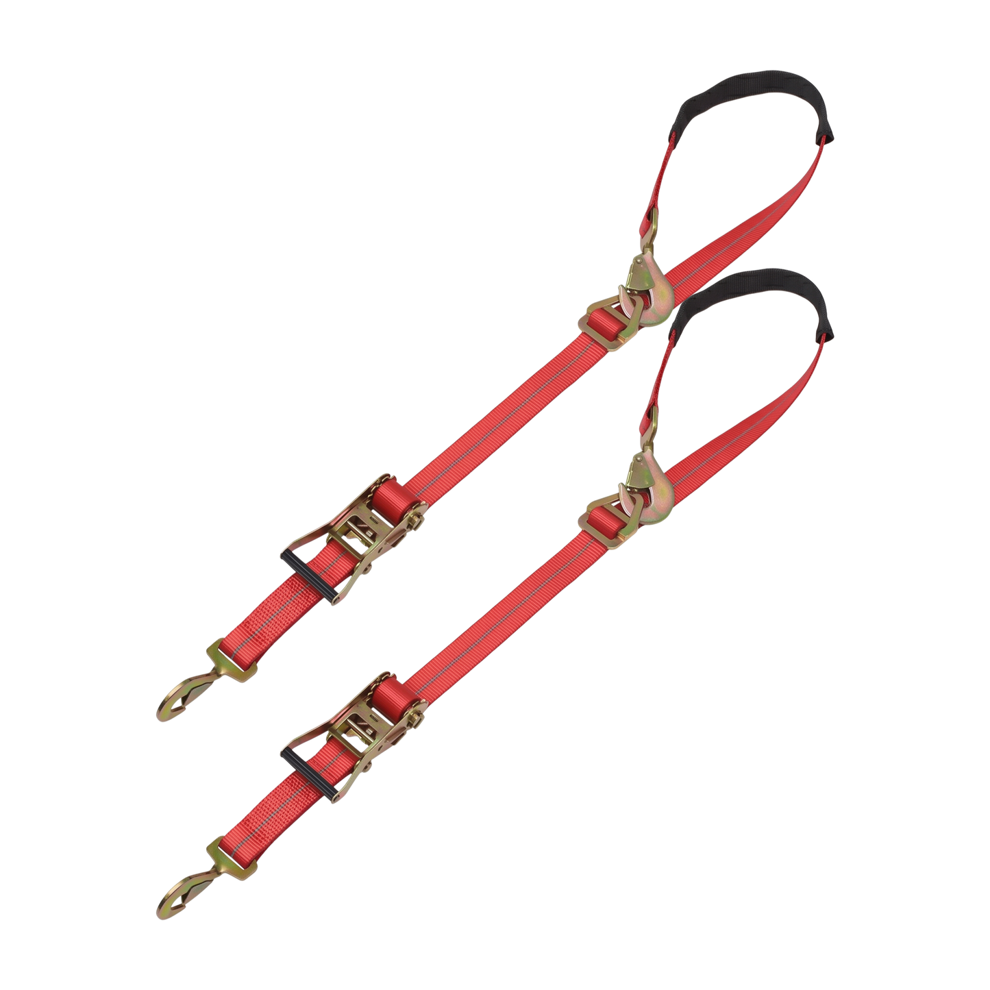 SecureTow Standard 2pk - Twisted Snap Hook Axle Strap