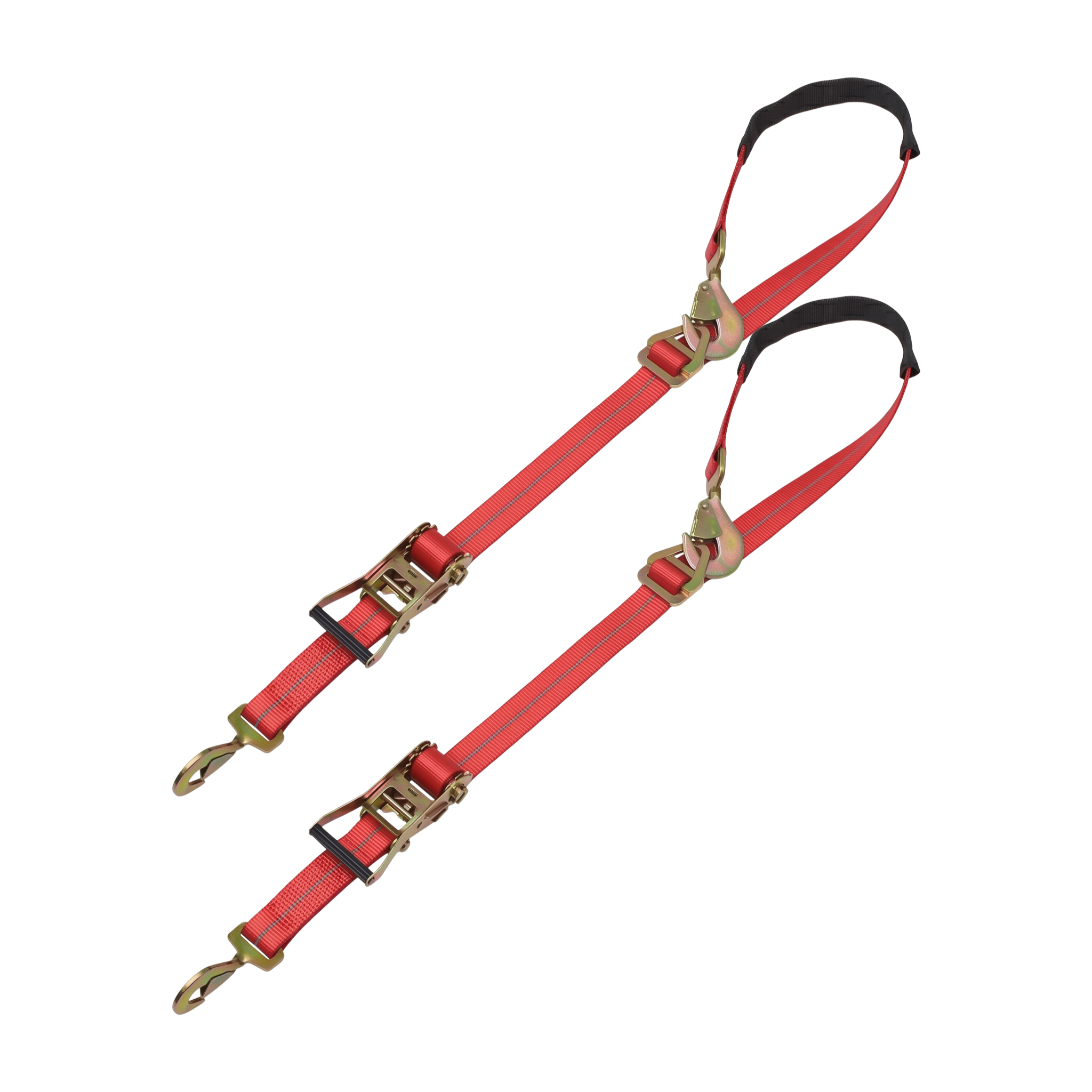 SecureTow Standard 2pk - Twisted Snap Hook Axle Strap