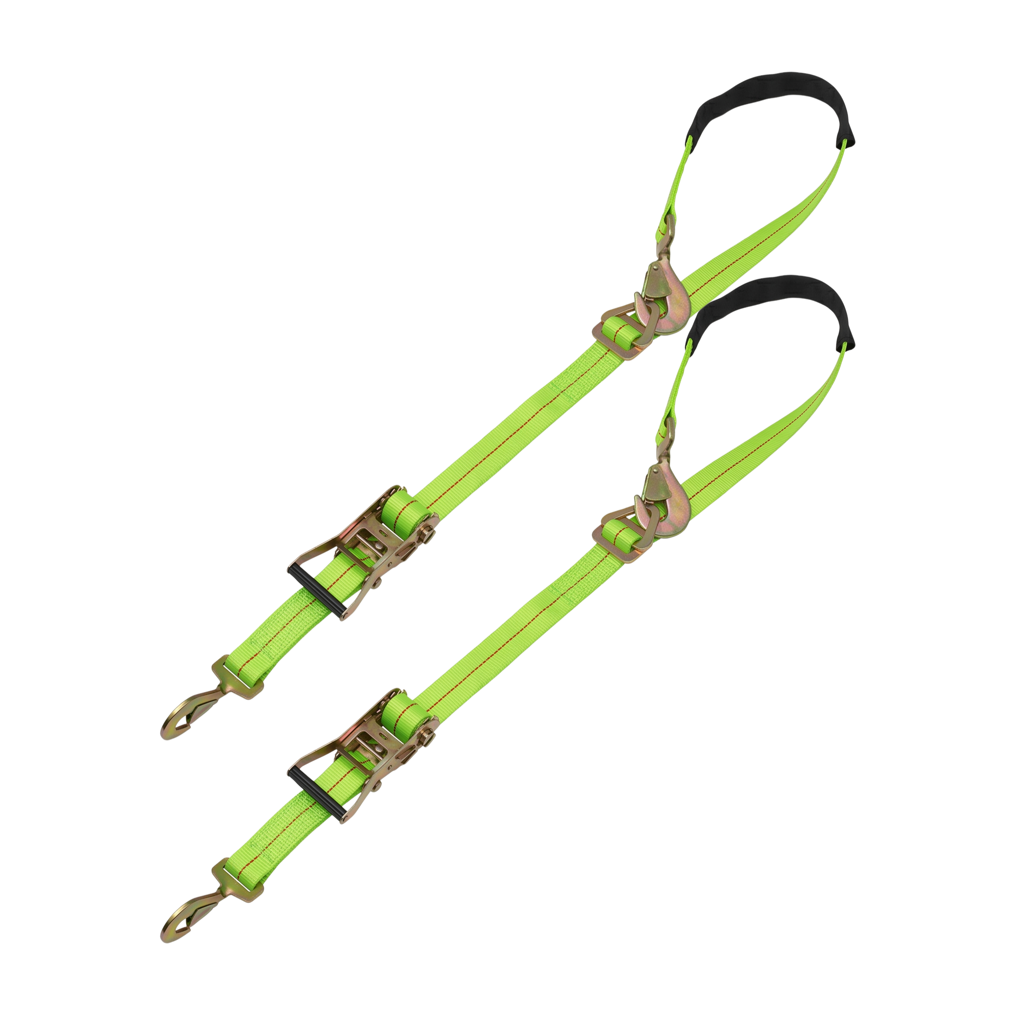 SecureTow PVC 2pk - Twisted Snap Hook Axle Strap