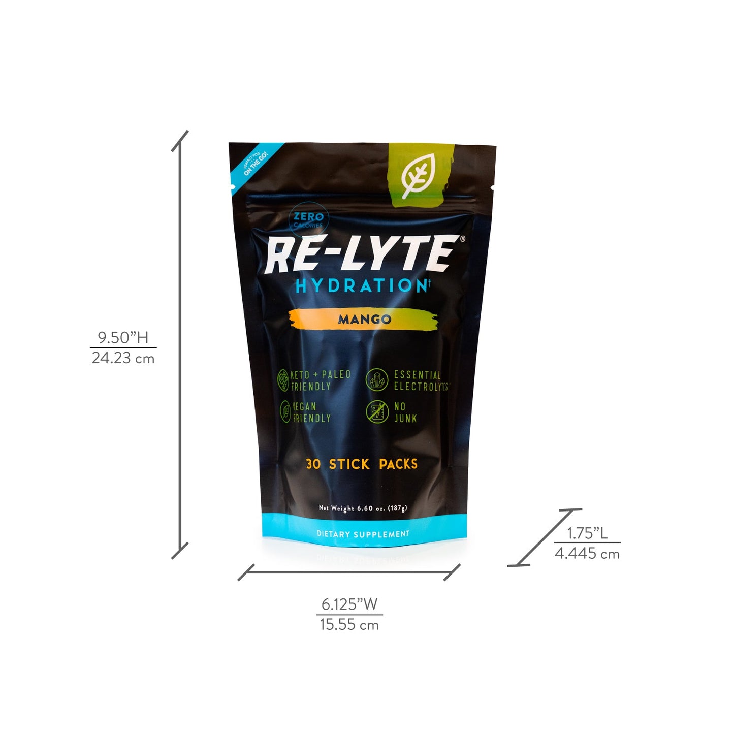 Hydration Electrolyte Powder Stick Packs