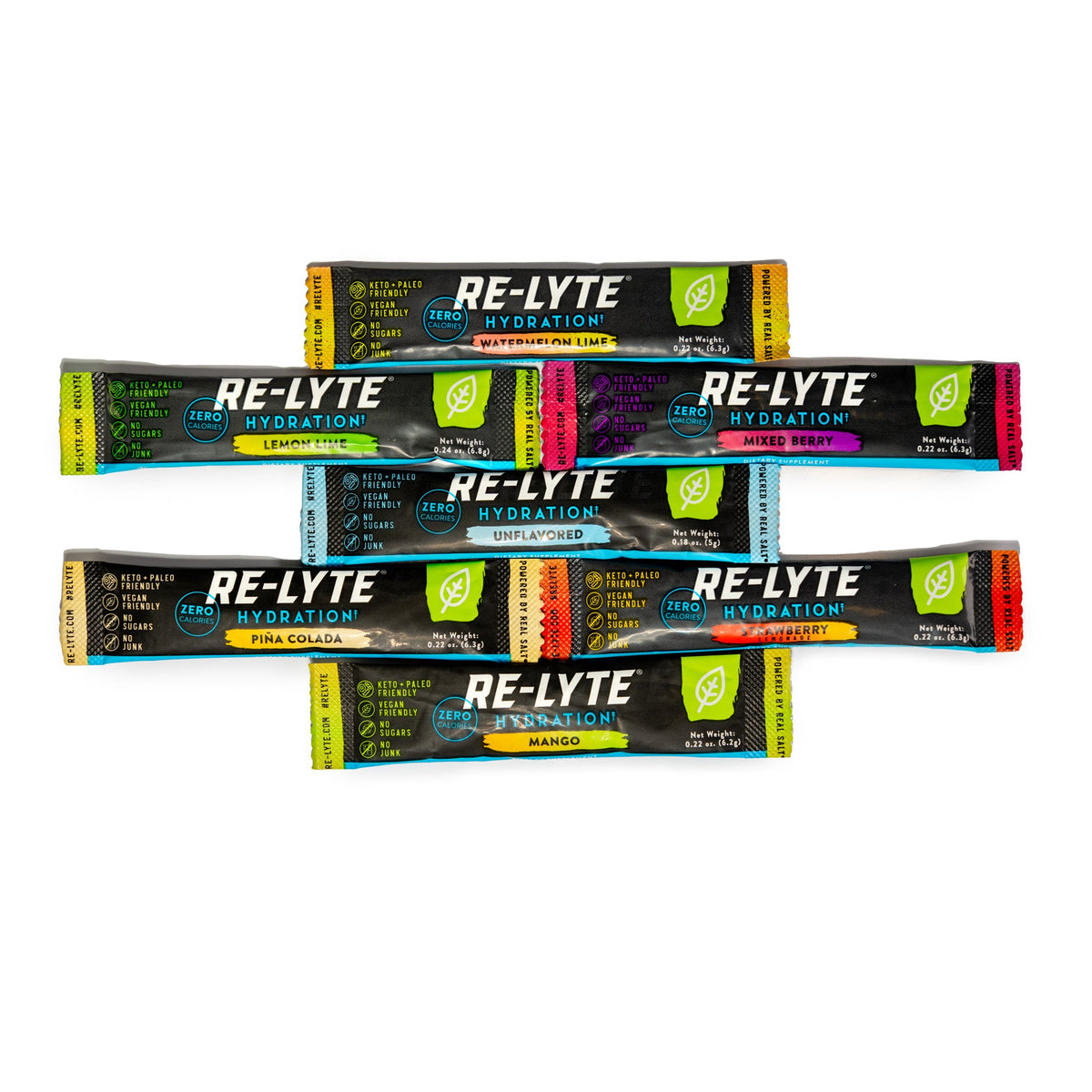 Hydration Electrolyte Powder Stick Packs