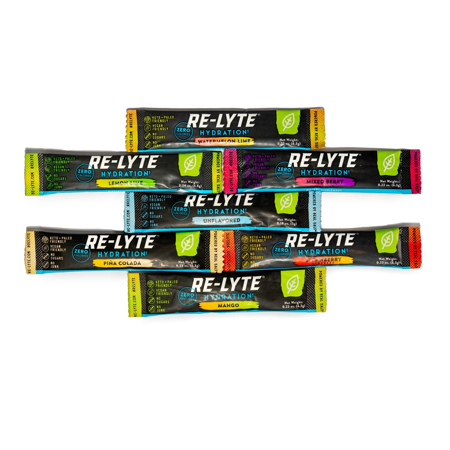 Hydration Electrolyte Powder Stick Packs
