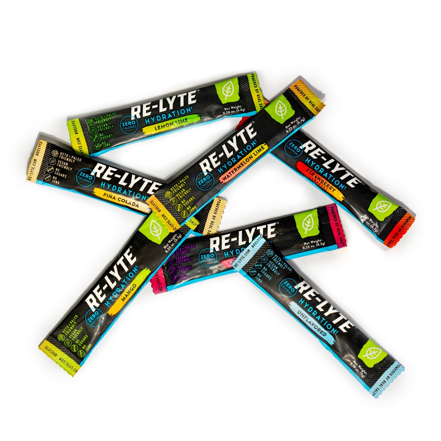 Hydration Electrolyte Powder Stick Packs