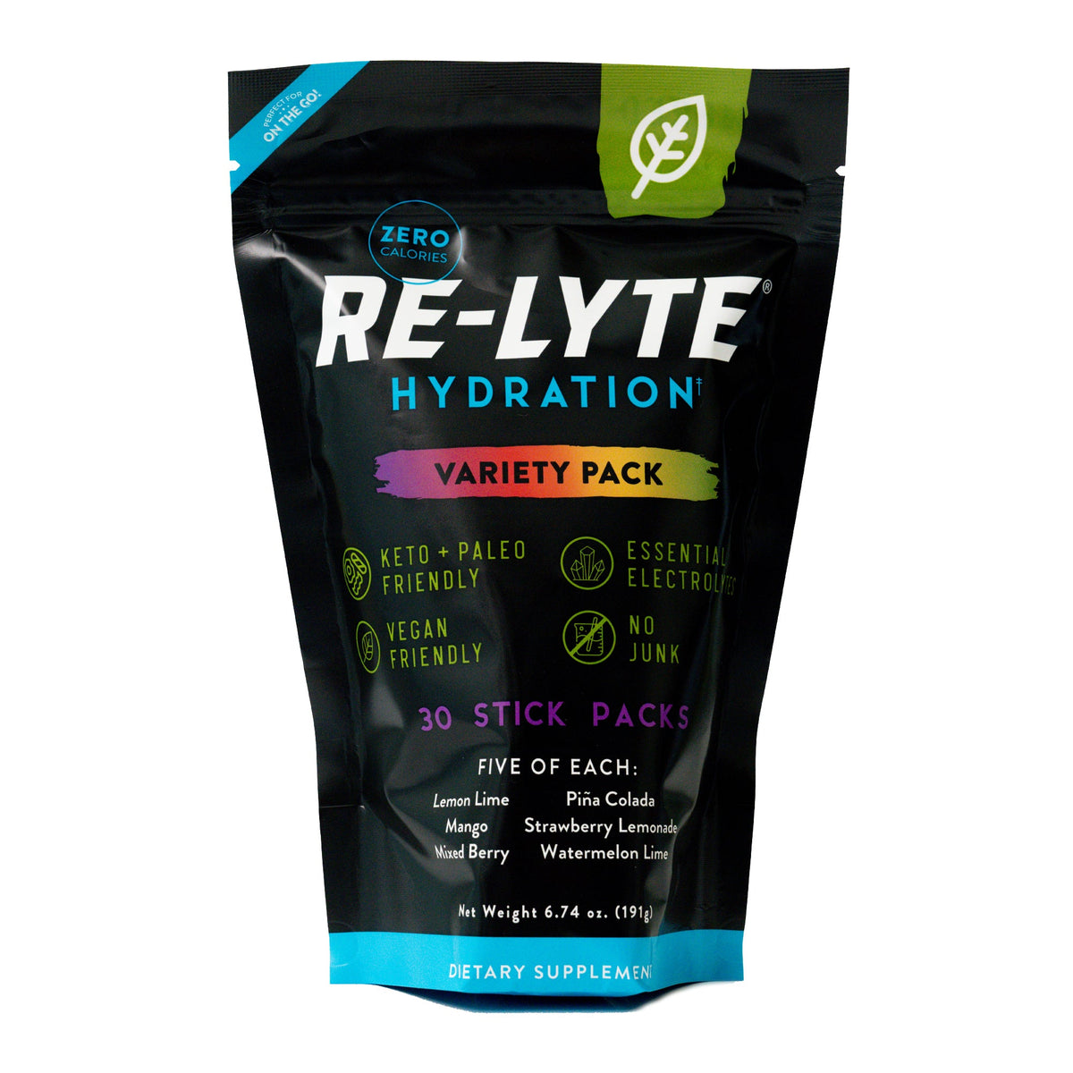 Hydration Electrolyte Powder Stick Packs