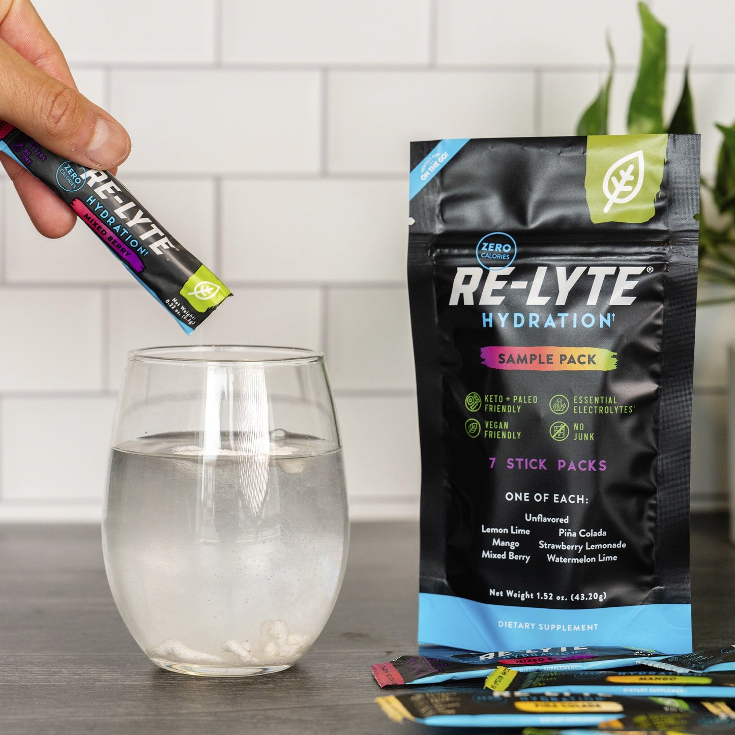 Hydration Electrolyte Powder Sample Pack (7 ct.)
