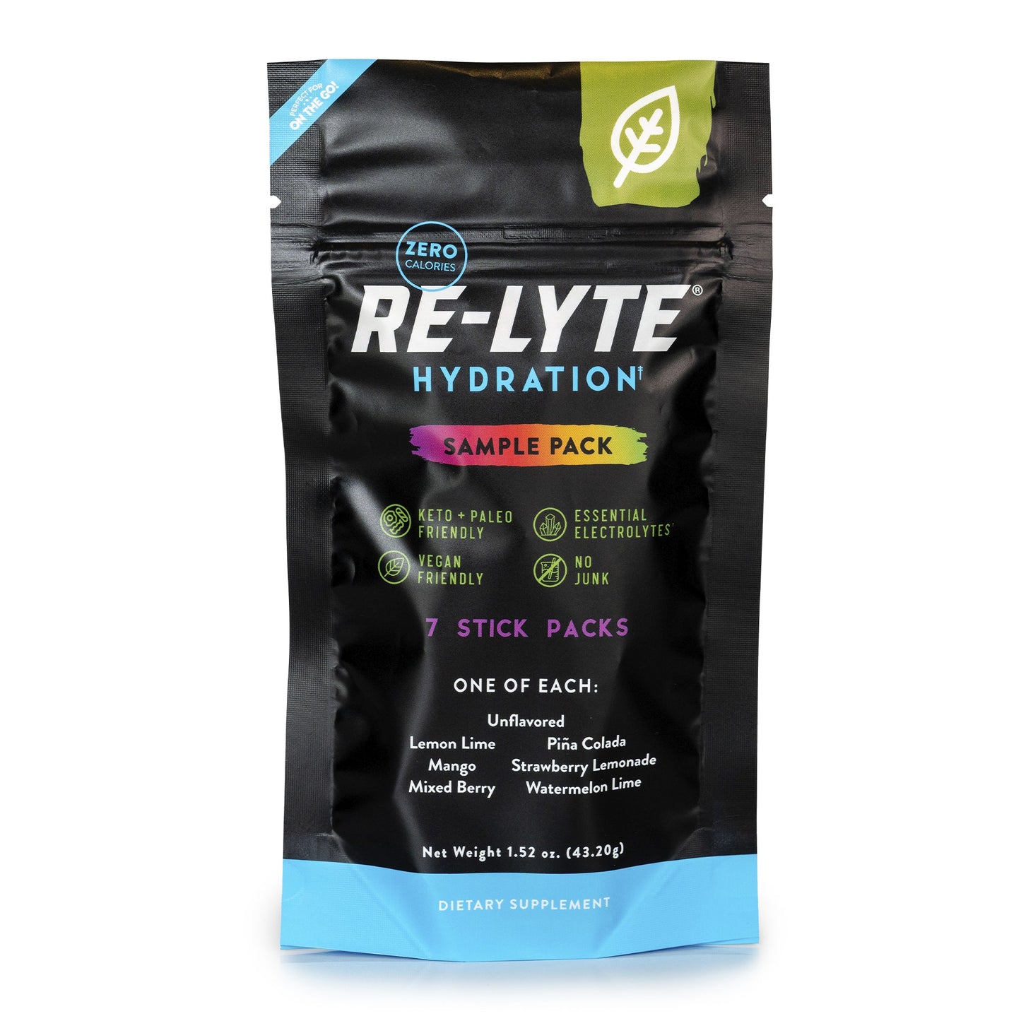 Hydration Electrolyte Powder Sample Pack (7 ct.)