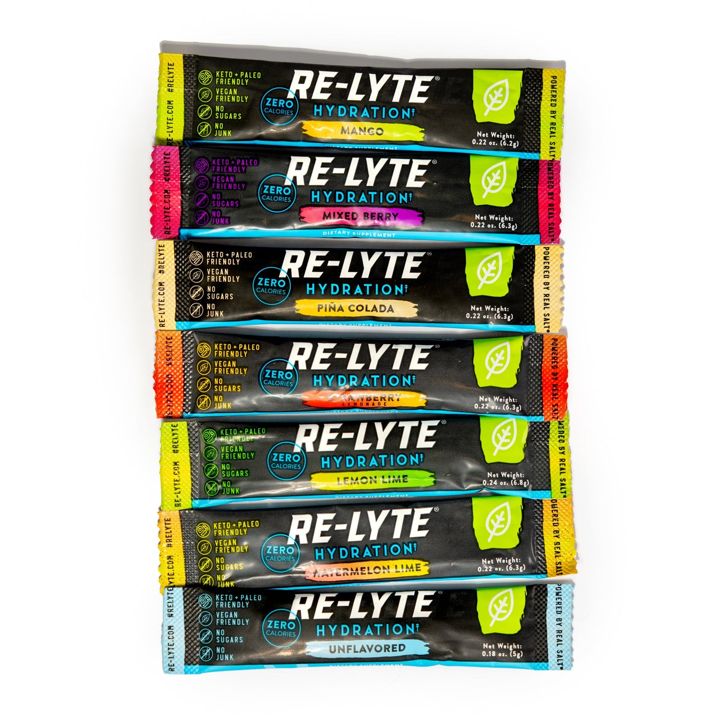 Hydration Electrolyte Powder Sample Pack (7 ct.)