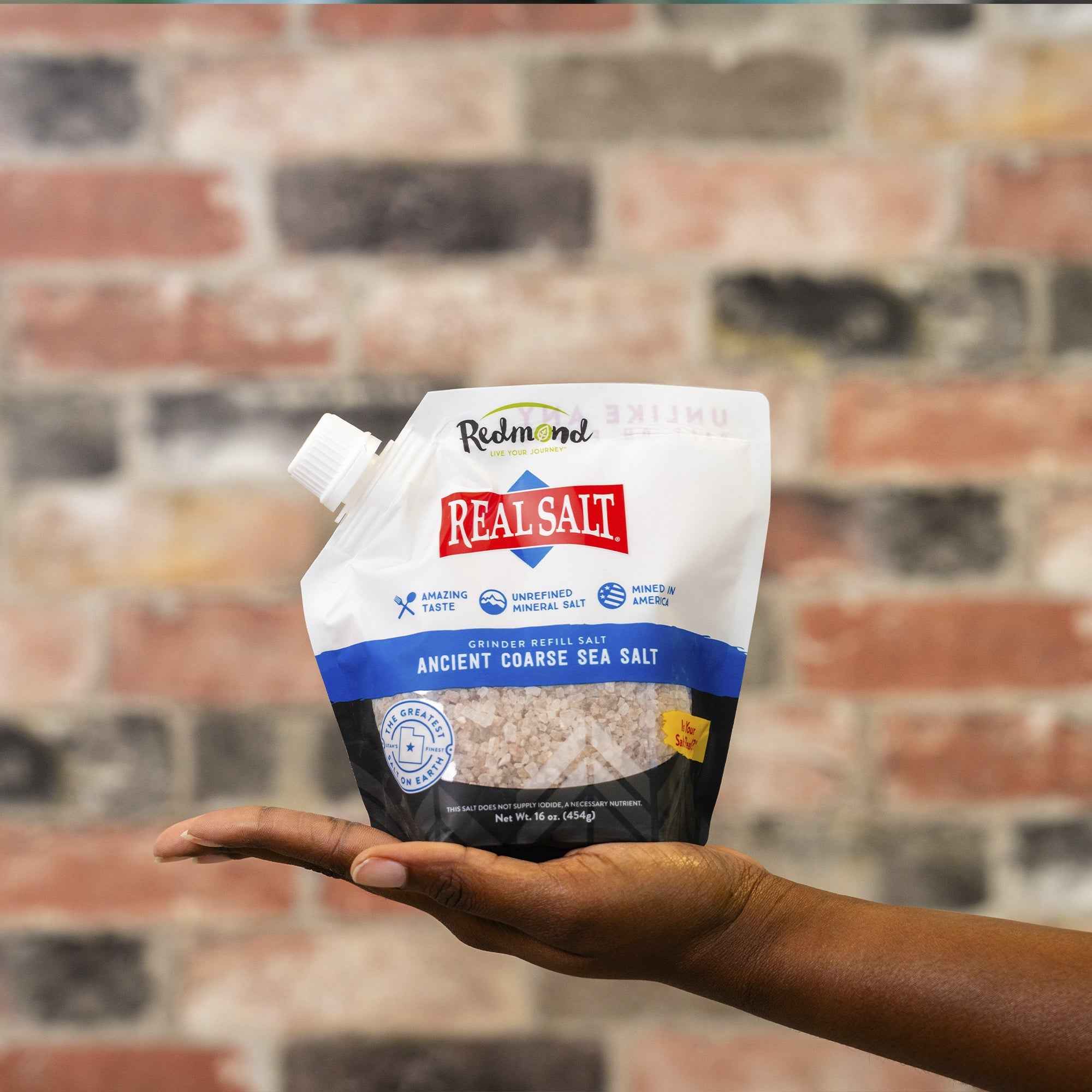 Real Salt Coarse 16 oz Pouch