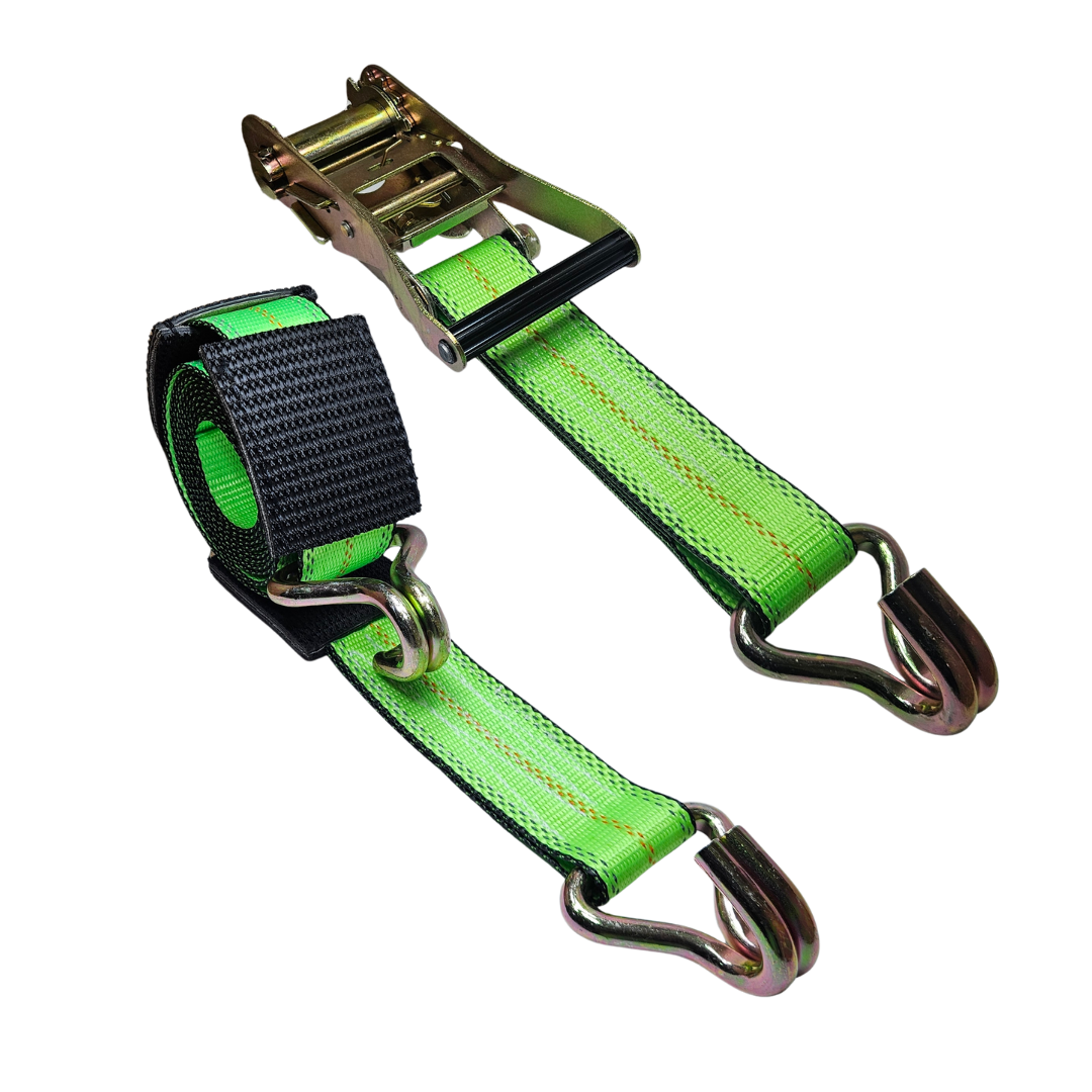 Ratchet Strap Wire J Hooks - PVC Coated