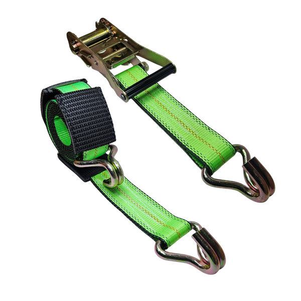 Ratchet Strap Wire J Hooks - PVC Coated