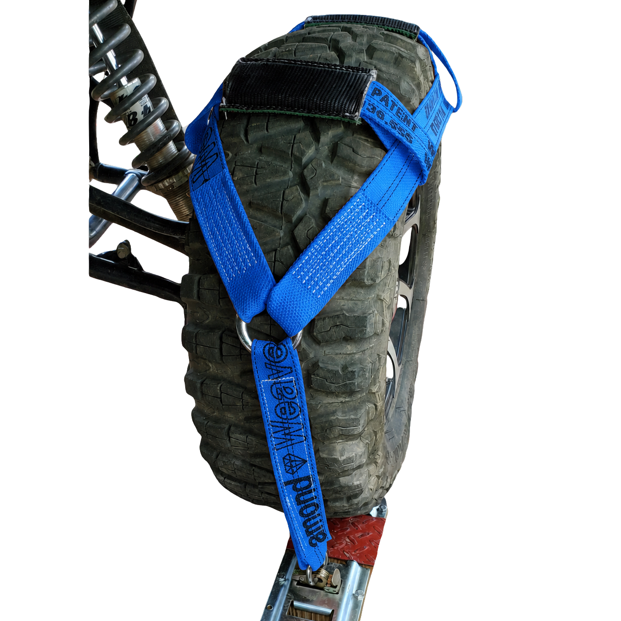 UTV Tire Bonnet Single - E Track Diamond Weave