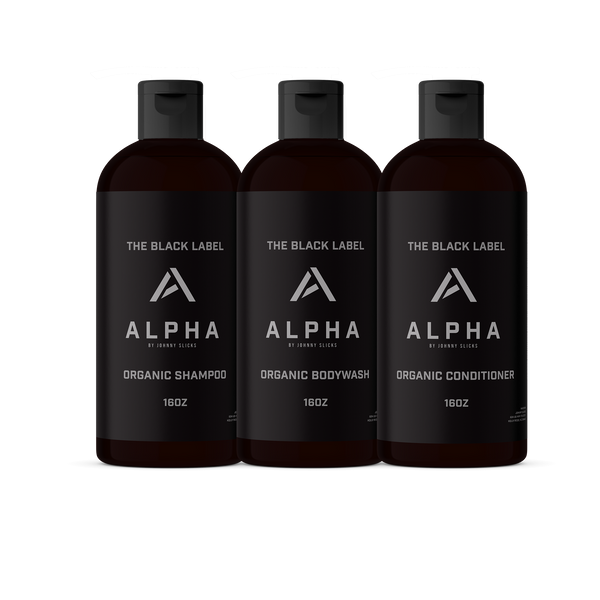 Black Label Shower Set
