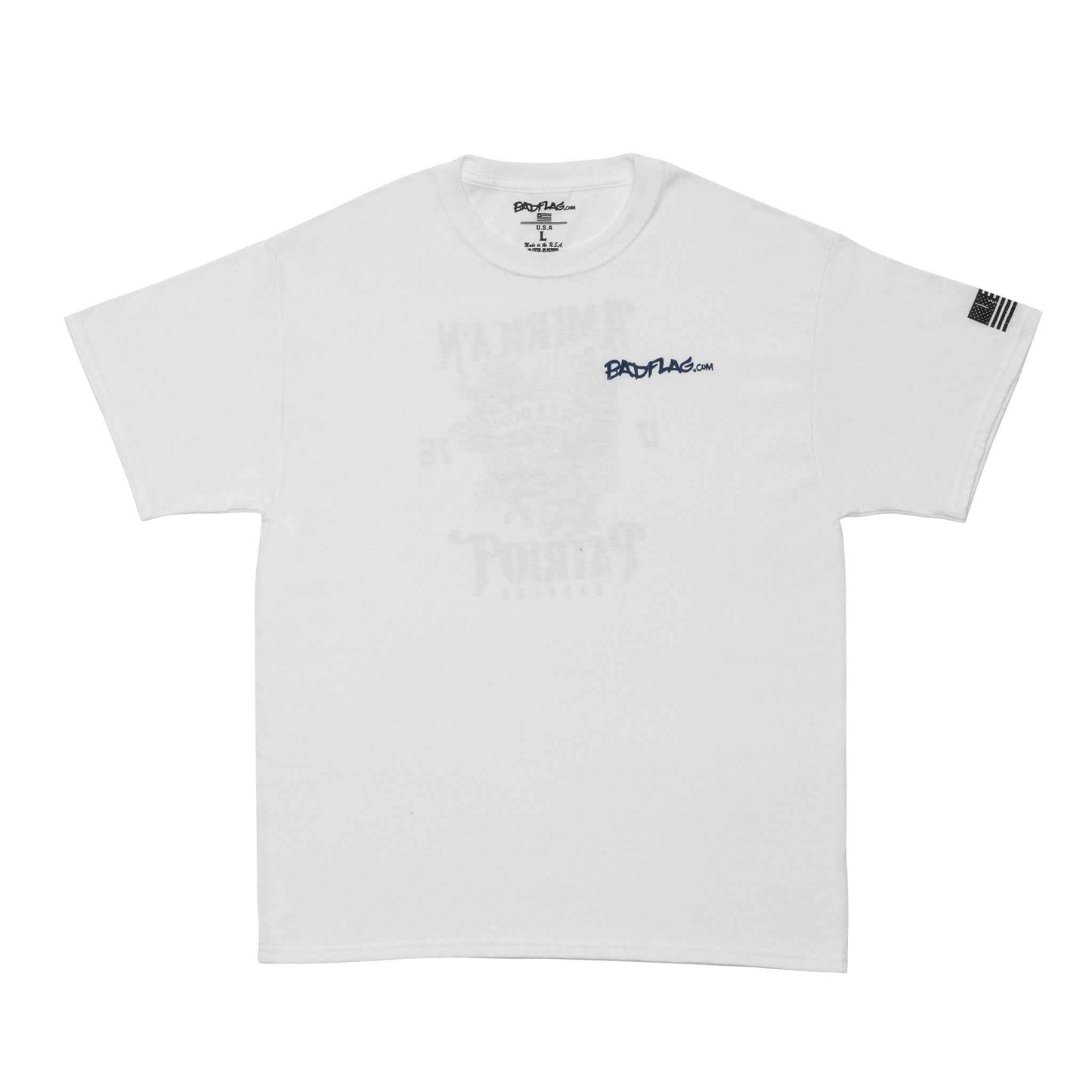 American Patriot Graphic Tee-White